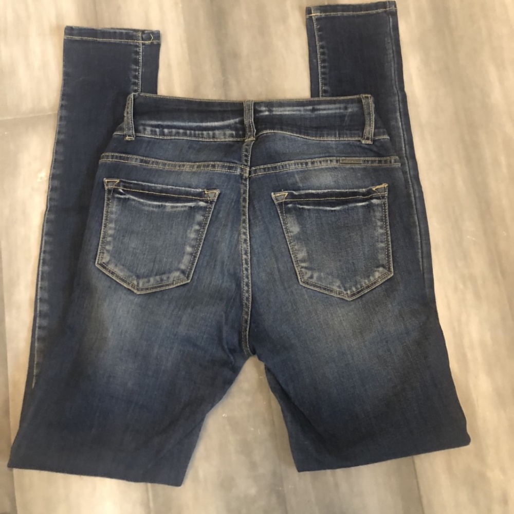 High Waisted Button Kan Can Jean - image 3